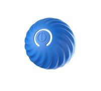 (blue) Interactive Rolling Ball Dog Toy Motion-Activated Rechargeable Ball Toy Automatic Moving Bouncing Ball with Light for Cats Dogs
