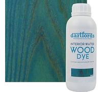Blue Interior Water Based Wood Dye 1 Litre Bottle