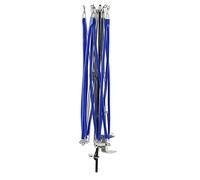 Blue Iron Umbrella String Winder for Knitting and Crochet, Adjustable Thread Holder with Table Clamp, Compact Collapsible Yarn Winder for Multi Color Skeins