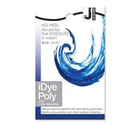 Blue Jacquard Idye Poly Synthetic Fabric Dye