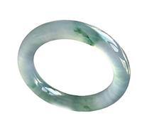 Blue Jade Jade Bracelet Female Ice Floating Jade Bracelet Concubine Bracelet Box, Is The Best Choice For Gifts (Color : Green, Size : 58mm)