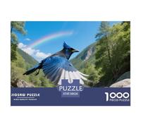 Blue Jay 1000pc Puzzle Relaxing Brain Game For Adults Mindfulness Bird Perfect Giftable Puzzle 38x26cm/1000pcs