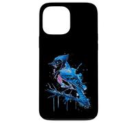 Blue Jay Bird Watercolor Art Bird Watching Birder Bird Lover Case for iPhone 13 Pro Max