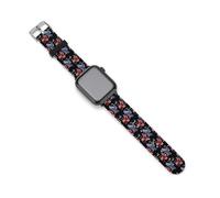 Blue Jay Cardinal1 Bird Butterfly Novelty Silicone Bands Compatible with IWatch Soft Waterproof Watchbands Strap