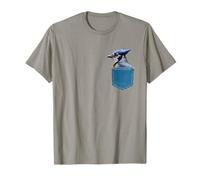 Blue Jay in A Pocket Beautiful Bird T-Shirt
