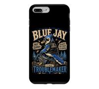 Blue Jay Troublemaker Funny Birdwatching Case for iPhone 7 Plus/8 Plus