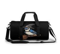 Blue Jay Witch Wizard Gym Bag Travel Duffel for Men Women
