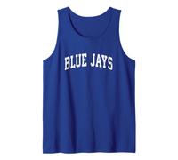 Blue Jays Mascot Vintage Athletic Sports Name Design Tank Top