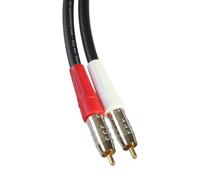 Blue Jeans Cable BJC LC-2 Stereo Audio Cables (Black, 6 Foot)