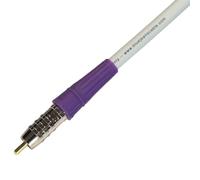 Blue Jeans Cable LC-2 Double-Shielded Low Capacitance Subwoofer Cable (White, 35 Foot)
