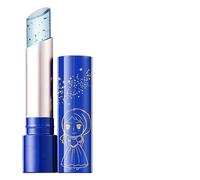 Blue Jelly Lip Balm | Color Changing Lipstick With 24k Gold Foil | Moisturizing Crystal Jelly Lip Gloss, Long-Lasting Temperature Changing Lips Balm
