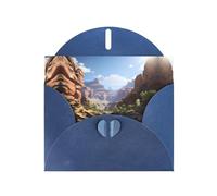 Blue JKIEGOQ Grand Canyon Prints Greeting Card 4 x 6 in for Christmas, Valentine's Day, Wedding, Party Invitation Cards