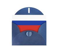 Blue JKIEGOQ Russian Flag Prints Greeting Card 4 x 6 in for Christmas, Valentine's Day, Wedding, Party Invitation Cards