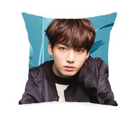 (Blue JUNG KOOK) Bts 18 Kpop Bangtan Boys Face Yourself Peach Skin Cushion Pillow Cover Throw