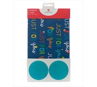 Blue Just for You Gift Wrap Pack Contains 2 Sheets & Tags Wrapping Paper 689181