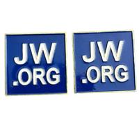 Blue JW.org Enamel Lapel Pin Badge 2pcs