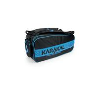 (Blue) Karakal Pro Tour Fifty 2.2 Short Racket Bag 4 Racket Capacity Wet Dry Compartments For Pickleball Padel & Table Tennis