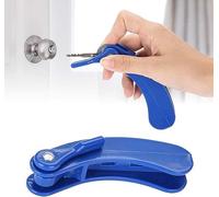 Blue Key Turner, 2 Keys Arthritis Key Turner, Lightweight Portable Storing Keys for Door Opening Disable Arthritis Elderly Grip Aids