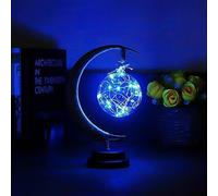 (Blue) Kids Night Light 2021 New The Enchanted Lunar Lamp Led Moon Lamp Bedroom Lights