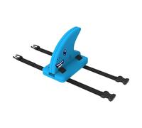 Blue Kid's Shark Fin Back Float Board Shark Fin Swimming Aid Shark Fin Swim Float For Kids Wearable Training Floaties With Adjustable Belt Swimming Shark Fin Float Safety Swim Trainer 60x25x2 Cm