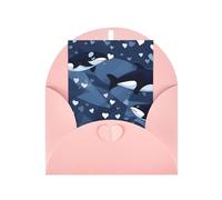 Blue Killer Whale Greeting Card, 4x6 Inch With Envelope, &Suitable For Birthdays, Weddings, And Business Events.