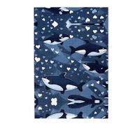 Blue Killer Whale Wooden Jigsaw Puzzle 1000 Pieces-Relaxing Family Activity for Adults, Colourful Landscape Puzzle in Plastic Box, Home Decor Gift