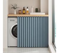 Blue Kitchen Cabinet ains Waterproof Dustproof Short ains for Under Sink Shelving Adhesive Bar Installat 80cm Height Slish Sto Solut