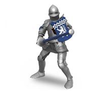 Blue Knight With Spear Figurine