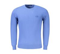 Blue Knit Jumper for Men - male - Cavalli Class - Round-neck Knitwear - Blue - XL - Knitwear XL