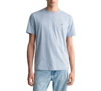 (Blue, L) Gant Mens T Shirts Shield Cotton Summer Casual Tee
