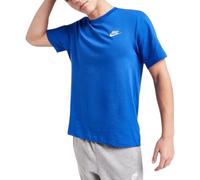 (Blue, L) Nike AR4997 Mens Club T Shirts Short Sleeve Retro