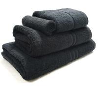 Blue Label 500gsm Plain Black Bath Sheet (SEE SIZE OPTIONS)