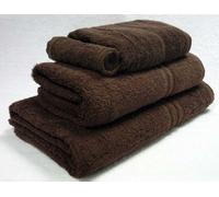 Blue Label 500gsm Plain Chocolate Brown Bath Towel (SEE SIZE OPTIONS)