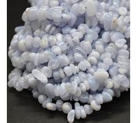 Blue Lace Agate Chips Beads - 5mm - 8mm - 16" Strand