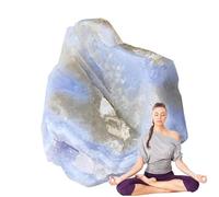 Blue Lace Agate - Natural Polished Bluue Agate Rough Stone | Uncut Raw Blue Agatte Crystal | Blue Gemsttone For Jewelry Making, Chaakra Balancing And Energy Collection