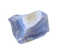 Blue Lace Agate Raw Stones Rough Gemstone Unpolished Crystal Spiritual for Home Decor, Aromatherapy, Aquarium & DIY Crafts,250~300g Gemstone Stone