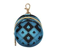 Blue Lace Poker diamonding Grid Newborned Girl Pacifier Storage Case Portable Coin Purse Change Holder, Newborned Essentials accmor funda para chupete