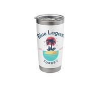 Blue Lagoon Oludeniz Beach Turkey Stainless Steel Insulated Tumbler