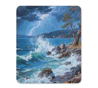 Blue Lake Tahoe Square Mouse Pad
