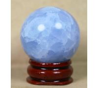 Blue Lapis Lazuli Crystal Gemstone, Box, Beautiful, Ball Ornaments (Size : 90-100)