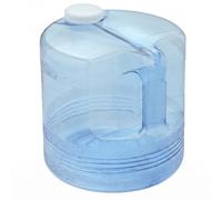 Blue Large Capacity Transparent Plastic Distilled Water Jug with Handle, Countertop Water Storage Container Carafe for Home Distillers, Fridge, Pantry