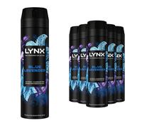 (Blue Lavender) Lynx Fine Fragrance Cherry Spritz, Vanilla or Lavender Deodorant Spray 200ml,6pk