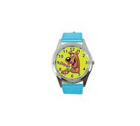Blue Leather Band Quartz Watch for Scooby DOO Fans E2