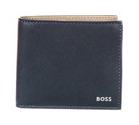 Blue Leather Card Holder Wallet, male, Hugo, Wallets & Cardholders, Blue, ONE SIZE, Accessories ONE SIZE