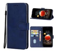 (Blue) Leather Case For LG K9