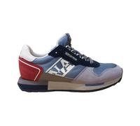Blue Leather Low-Top Trainers - male - Napapijri - Sneakers - Blue - 11 UK - Shoes 11 UK