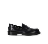 Blue Leather Page Loafer - female - Guglielmo Rotta - Loafers - Blue - 4 UK - Shoes 4 UK
