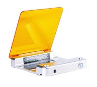 Blue LED Light Transilluminator, 470nm Blue Light Gel Cutter with Amber Filter, Adjustable LED Intensity, 70x160mm Observation Area, for Gel Electrophoresis Visualization