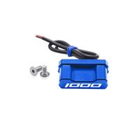 (blue LED lights) Rear License Plate Holder Bracket with Light Tail Tidy Fender Eliminator