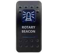 Blue Led Rocker Switch Button 5Pins&7Pins ON OFF ON For Car Marine Boat ARB Style interior Lights parts Camper(Rotary Beacon)